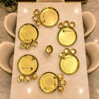 Brass Luxury Dinner Serving Set Vedansh Craft