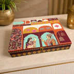 Brass Table Clock and Shubh Labh Gift/Corporate Hamper Vedansh Craft