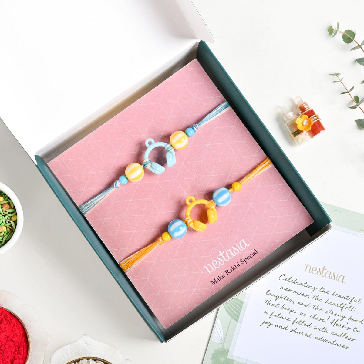 Funky Beats Rakhi Gift Set Nestasia