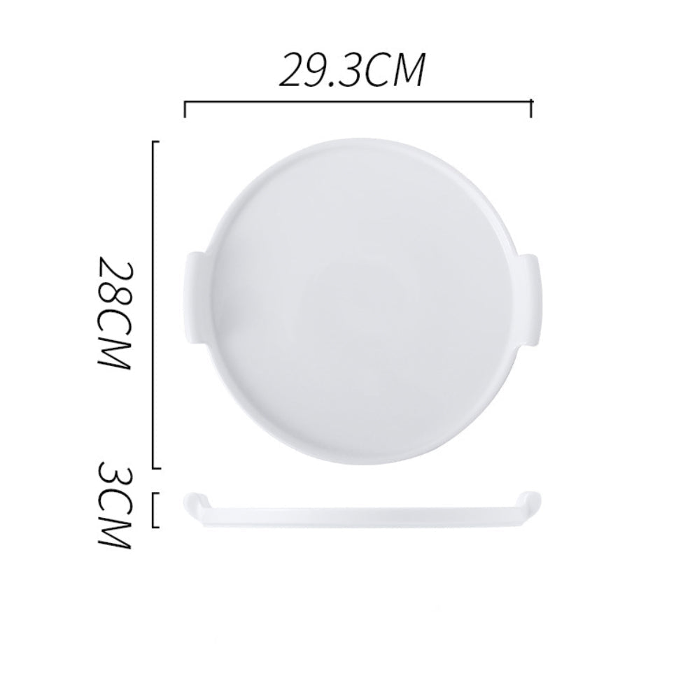 Cake Plate With Cover White 11.5 Inch Nestasia