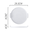 Cake Plate With Cover White 11.5 Inch Nestasia