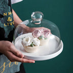 Cake Plate With Dome 6 Inch Nestasia