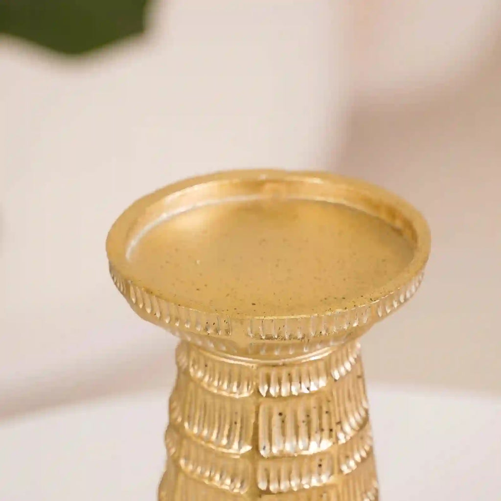 Golden Glow Candle Holder Nestasia
