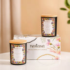 Woodberry Scented Candle Jar With Lid Set Of 2 Nestasia