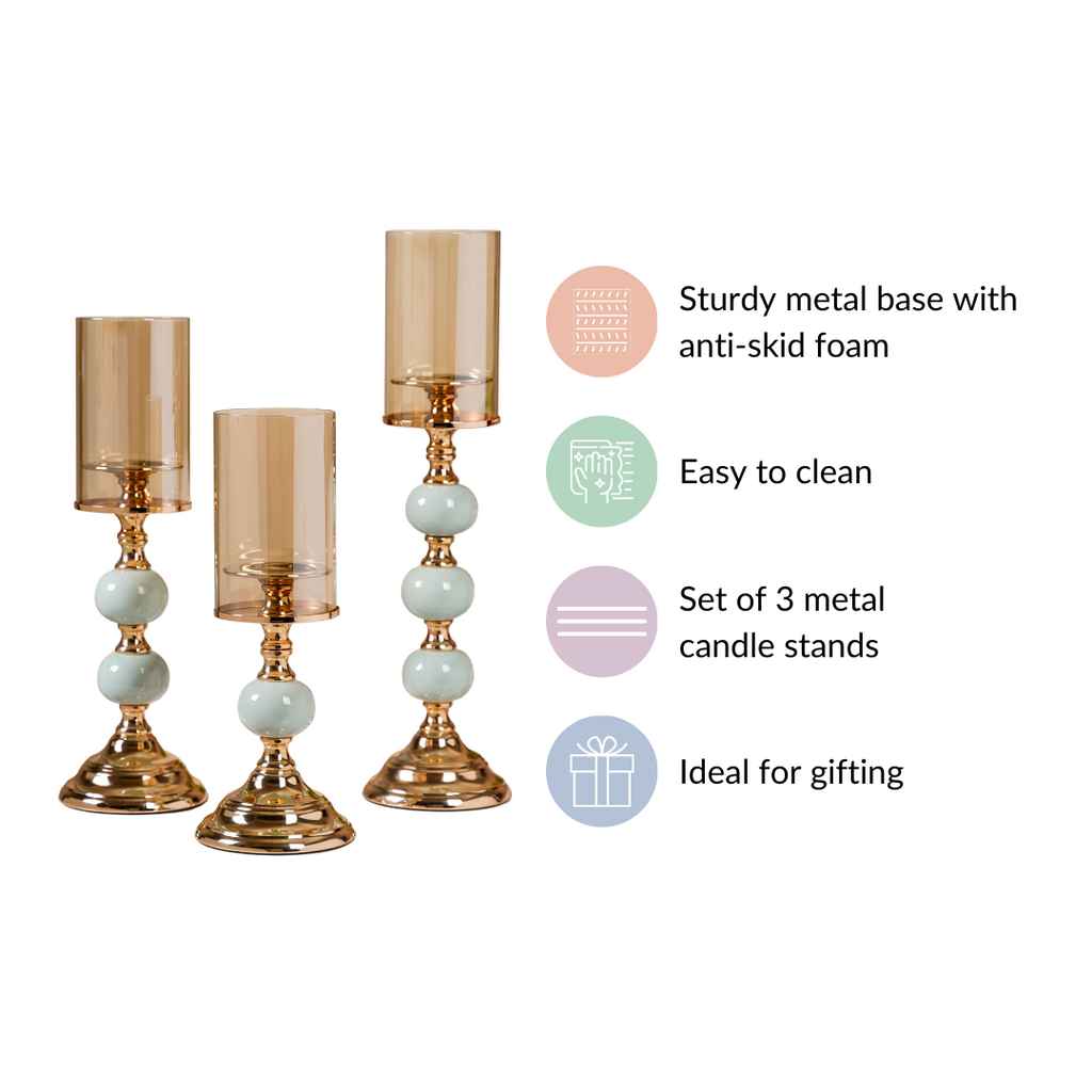 Decor Votive Candle Holder Set of 3 Nestasia
