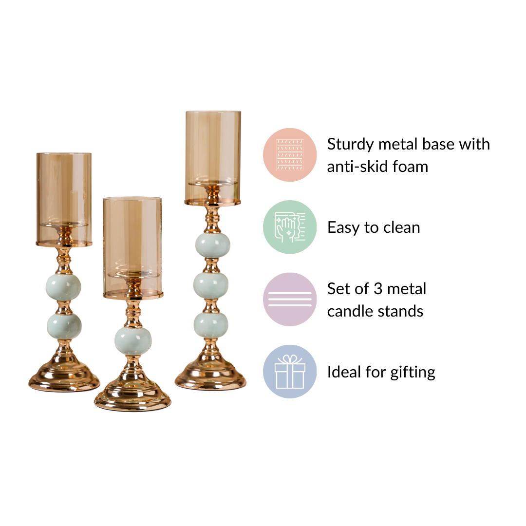 Decor Votive Candle Holder Set of 3 Nestasia