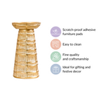 Golden Glow Candle Holder Nestasia