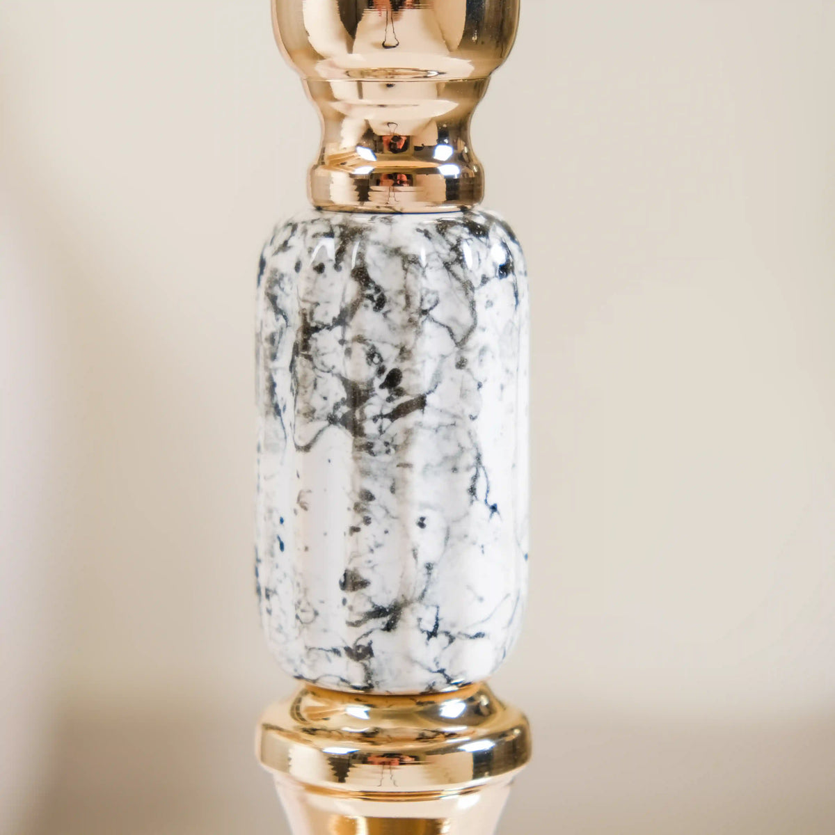 Marble Vintage Candle Holders Set Of 2 Nestasia