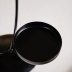 3 Arm Metal Candle Stand Black Nestasia