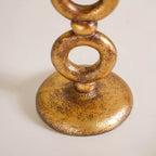 Antique Finish Rings Candle Stand Gold Nestasia