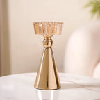 Star Crystal Gold Candle Holder Set Of 2 Nestasia