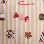 Candy Cotton Embroidered Cushion Cover 40x40cm Nestasia