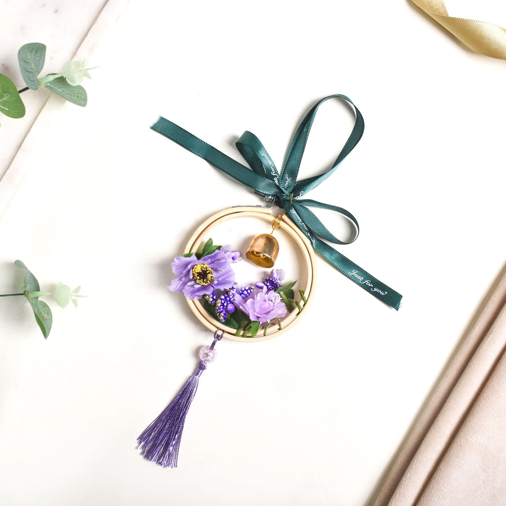 Stylish Lavender DIY Hanging Car Charm Nestasia