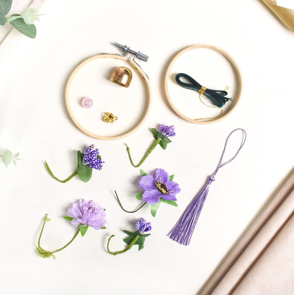 Stylish Lavender DIY Hanging Car Charm Nestasia
