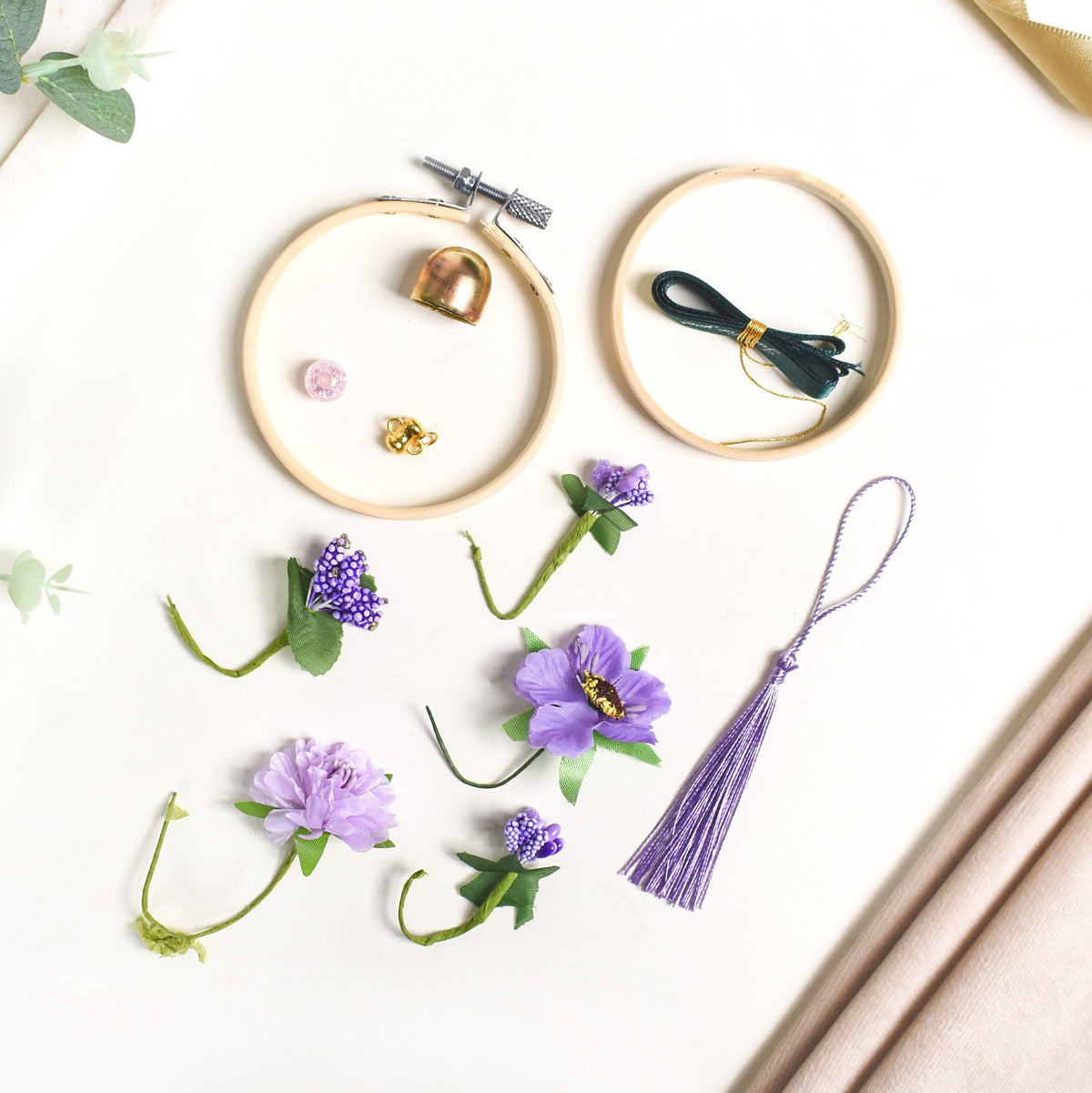Stylish Lavender DIY Hanging Car Charm Nestasia