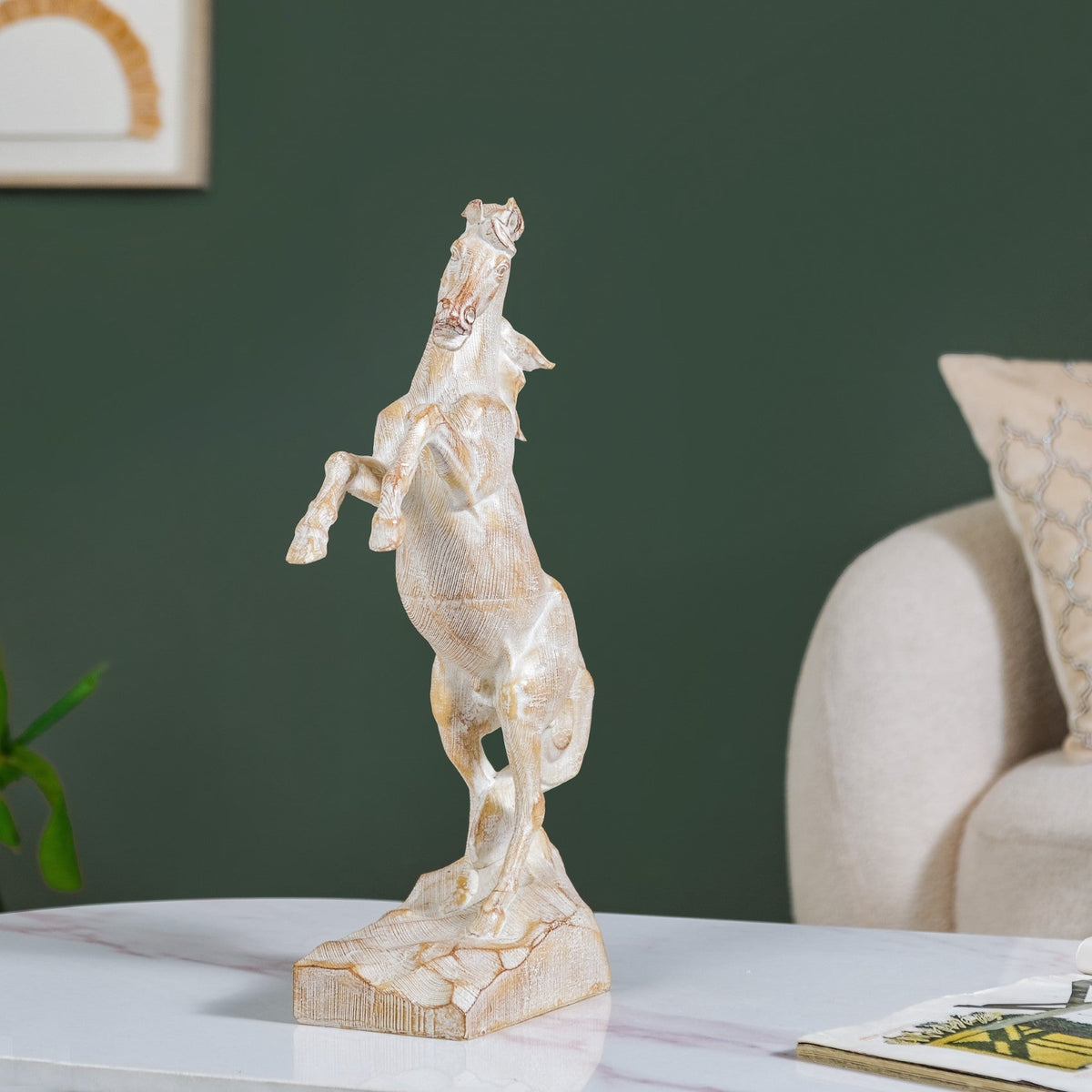 Horse Sculpture For Living Room Decor Nestasia