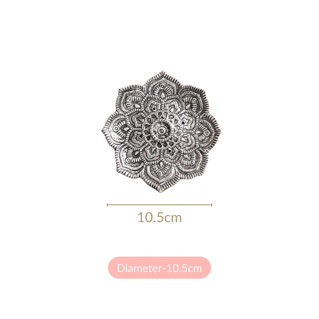 Mandala Incense Holder With Lavender Incense Sticks Nestasia