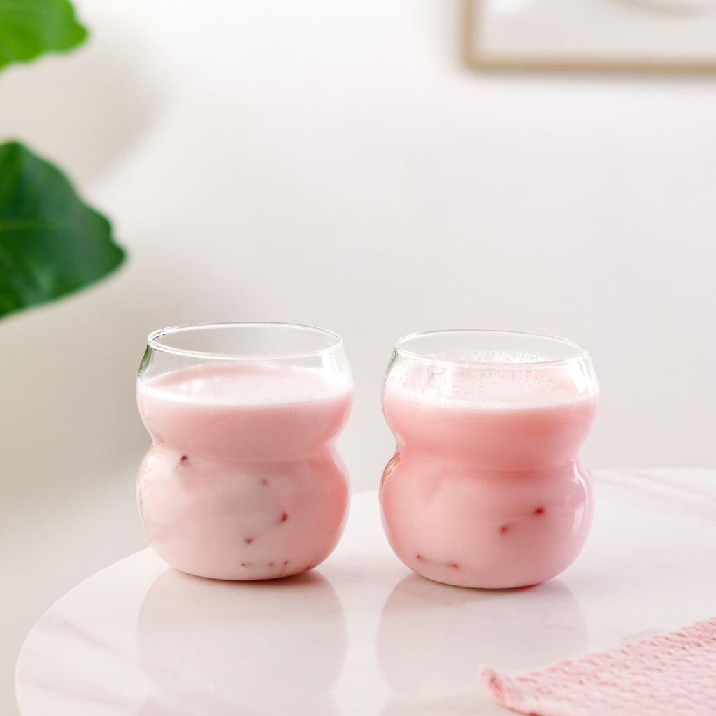 Retro Glass Set Of 2 400ml Nestasia