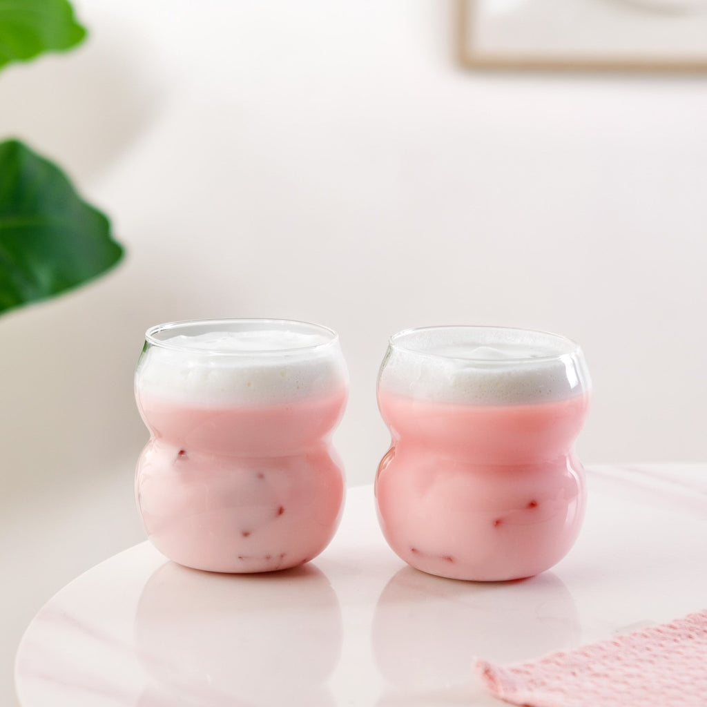Retro Glass Set Of 2 400ml Nestasia