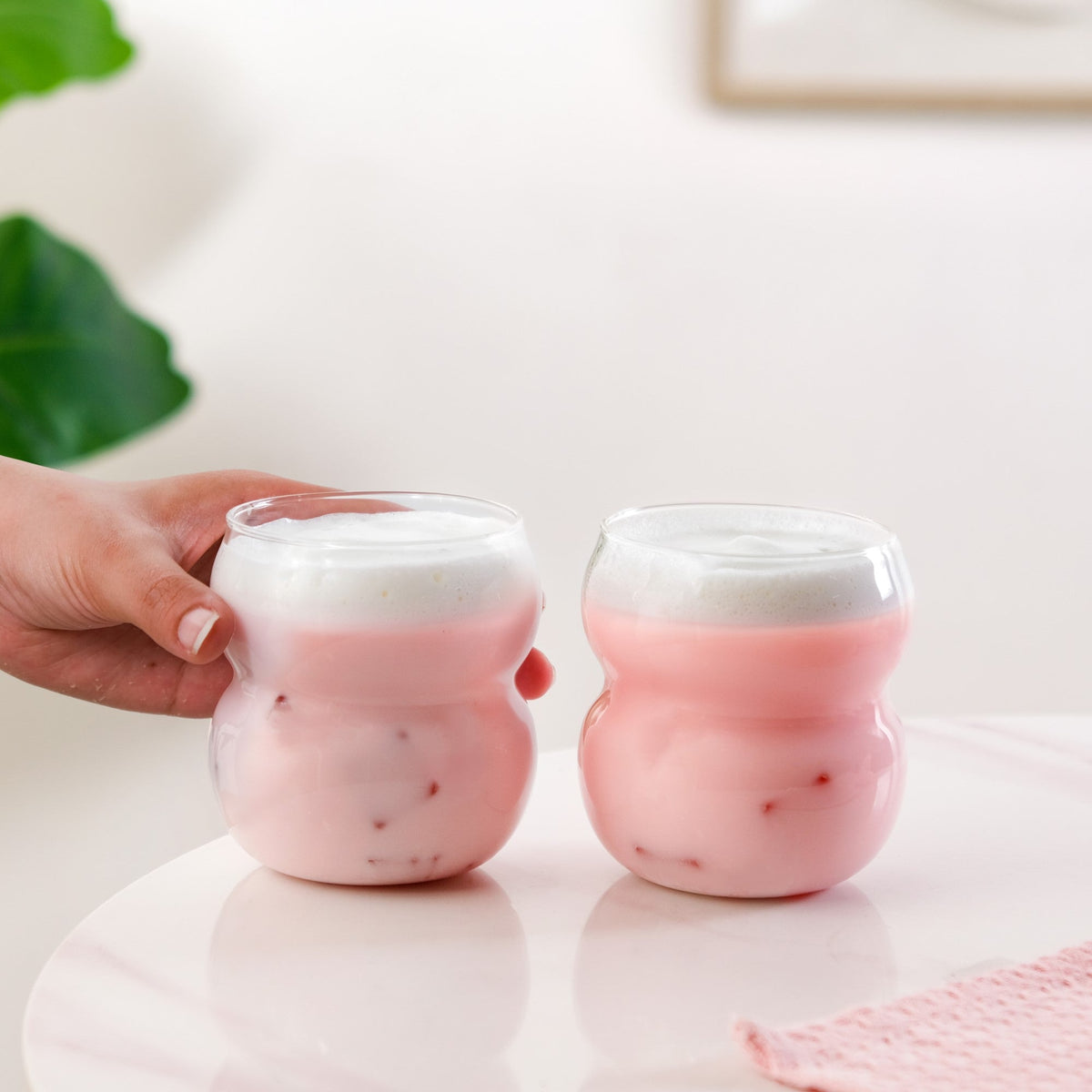 Retro Glass Set Of 2 400ml Nestasia