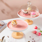 Cake Stand Pink 7.5 Inch Nestasia
