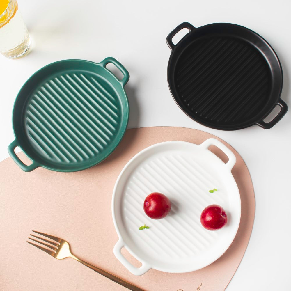 Black Oven Plate Small