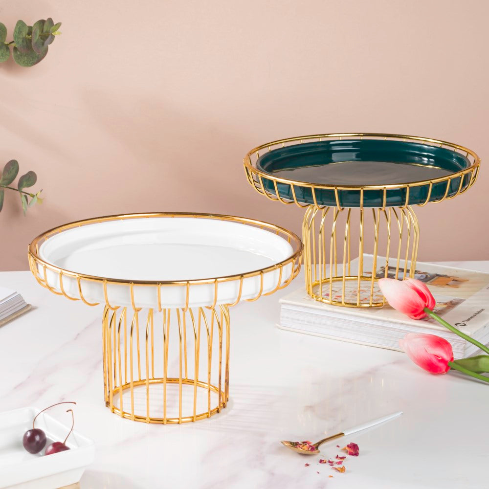 Metallic Cake Stand 8 inch Nestasia