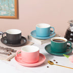 Raven Black Teacup And Saucer