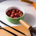 Light Green Bowl with Handle Nestasia