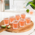 Celestial Cut Glass Shot Glass Set Of 12 55ml Nestasia