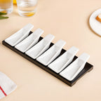 Appetizer Spoon With Tray Set Of 6 Nestasia