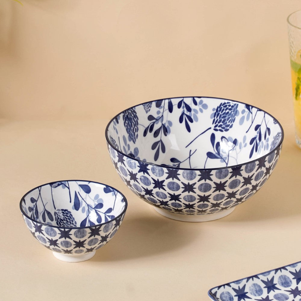Blue 26 Piece Dinnerware Set For 6 Nestasia