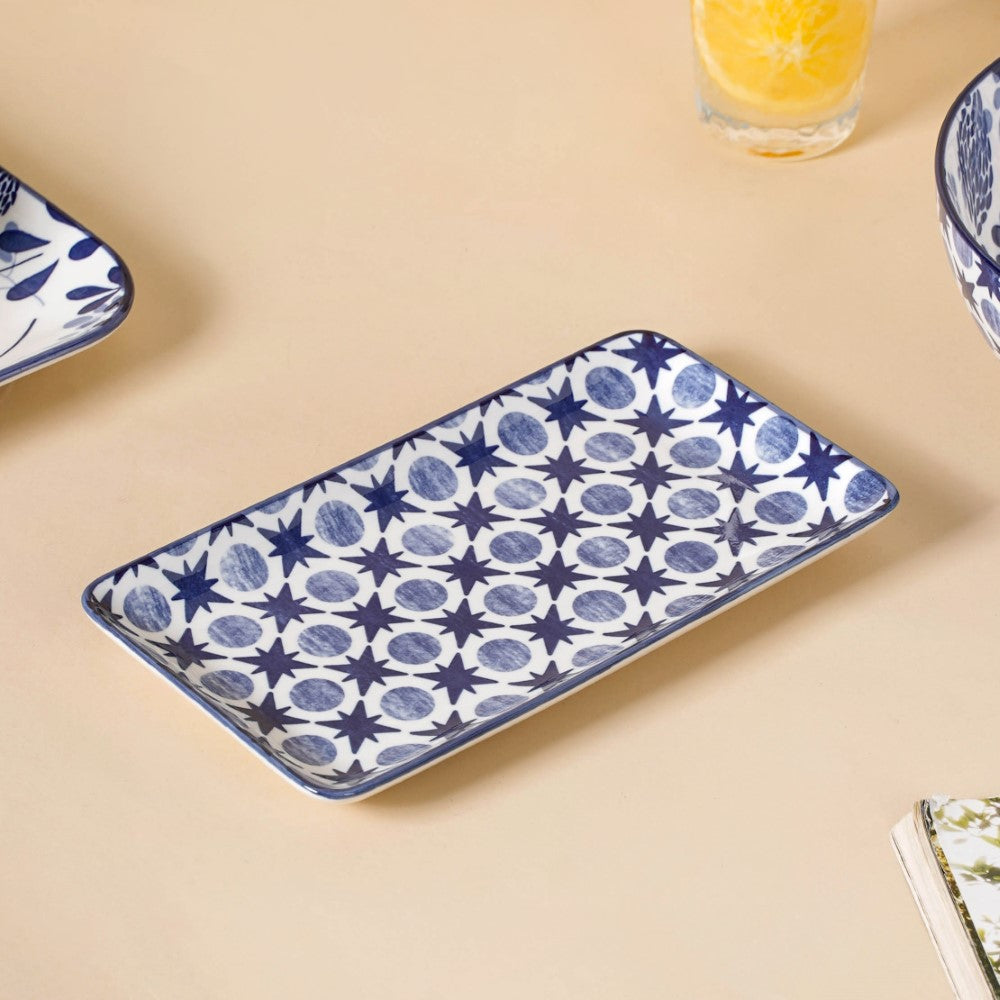 Blue 26 Piece Dinnerware Set For 6 Nestasia