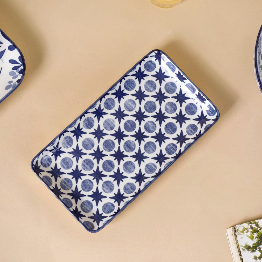 Blue 26 Piece Dinnerware Set For 6 Nestasia