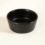 Black Snack Bowls Set Of 2 With Serving Tray 200ml Nestasia