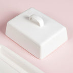 Ceramic Butter Dish With Lid And Tray Nestasia