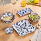 Blue 26 Piece Dinnerware Set For 6 Nestasia