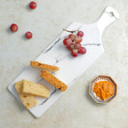 Rectangle Marble Platter White Nestasia