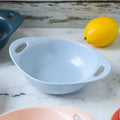 Modern Serving Bowl With Handle Blue Small Nestasia