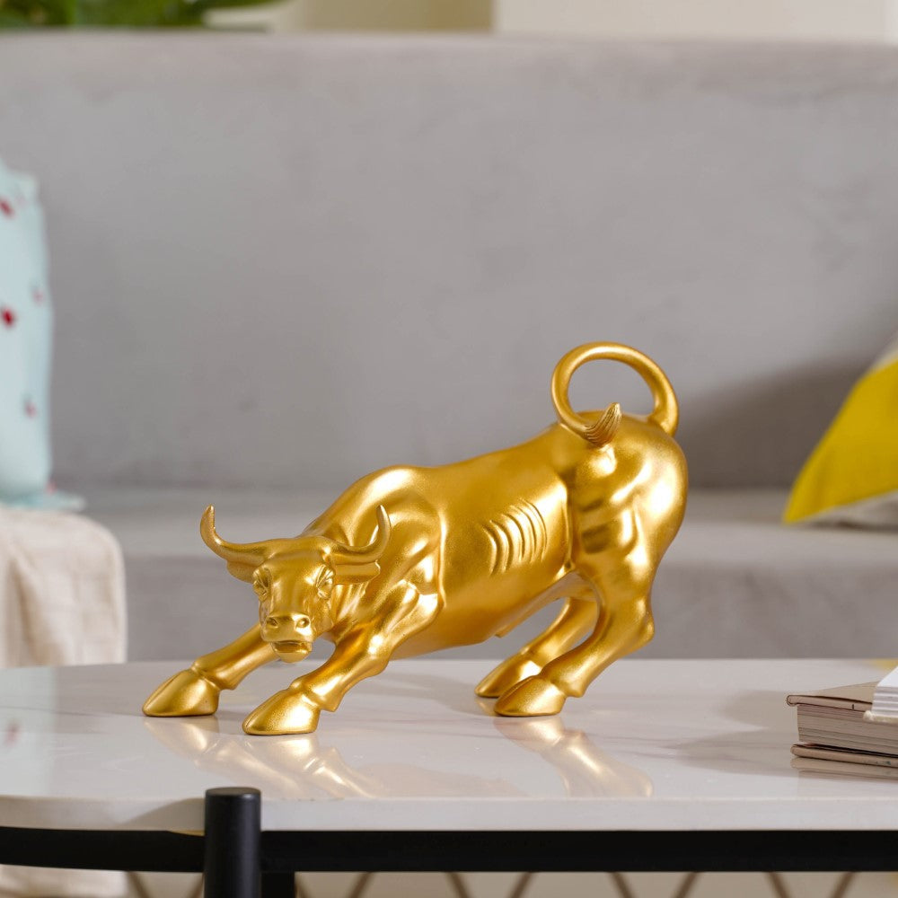 Charging Bull Statue Nestasia