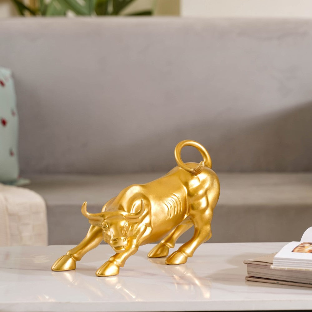 Charging Bull Statue Nestasia