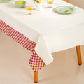 Checkered Border 6 Seater Table Cloth 203x152cm Nestasia