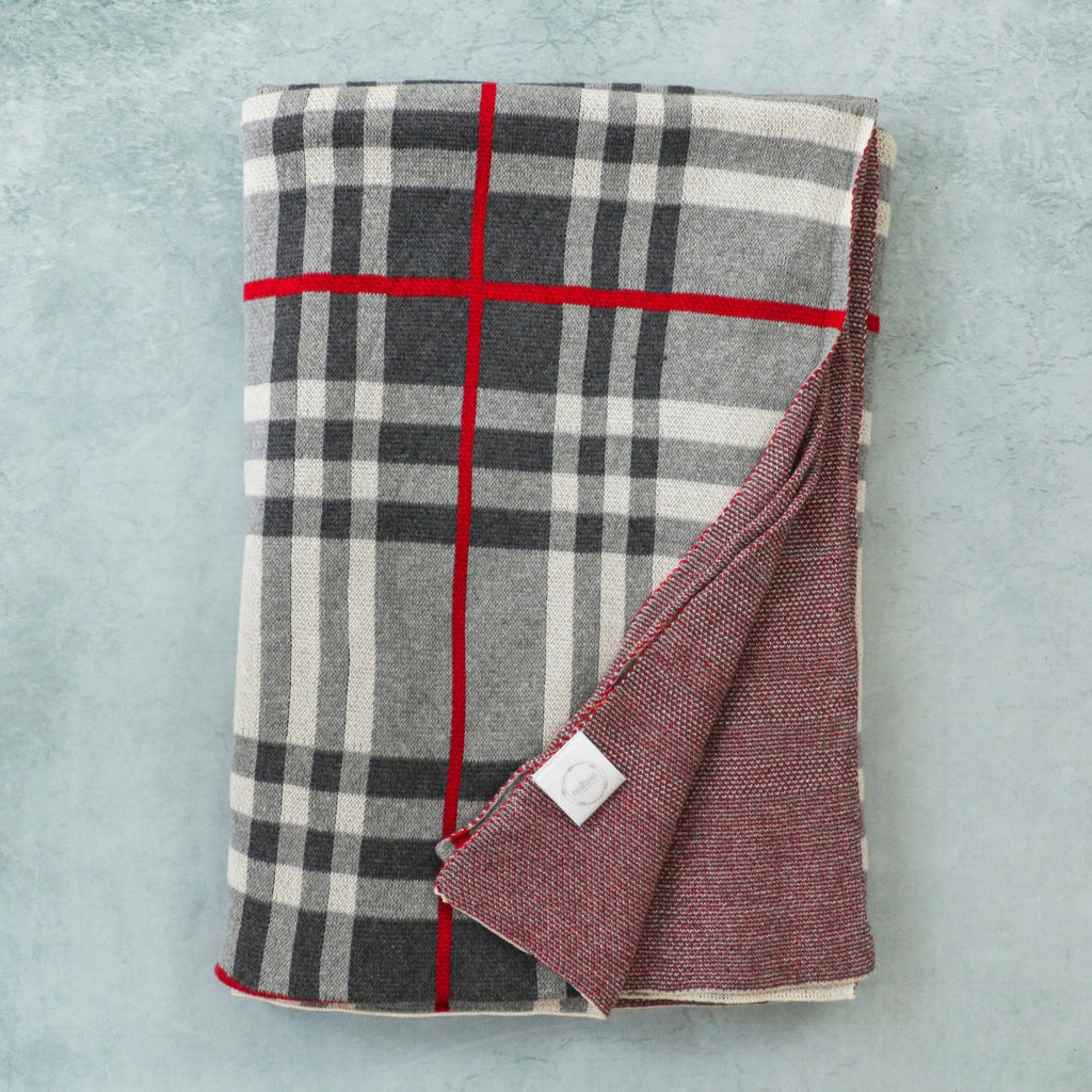 Checks Cotton Throw Nestasia