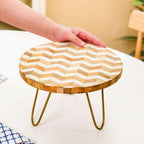 Chevron Mosaic Wooden Riser Nestasia