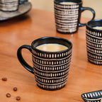 Kuro Ceramic Coffee Mug Set Of 6 275ml Nestasia
