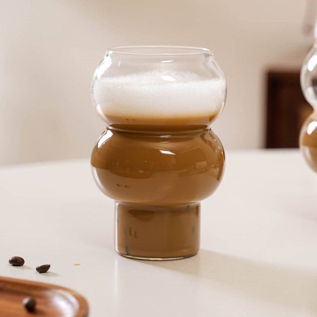Viral Bubble Glass Tumbler Set Of 2 550ml Nestasia