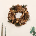 Golden Forest Sustainable Decorative Wreath Nestasia