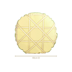 Citrine Stripes Cushion Cover 40cm Nestasia