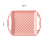 Pink Square Baking Tray Small Nestasia