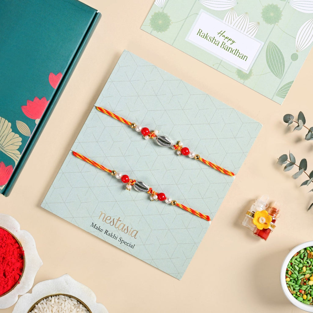 Classic Mauli Rakhi Gift Set Nestasia